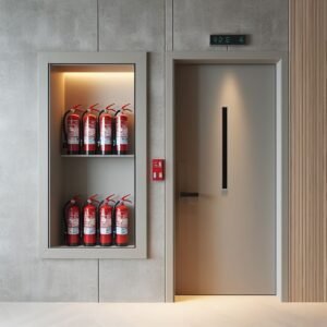 Fire Extinguisher Cabinet in Qatar, Fire Extinguisher Box, Fire Extinguisher