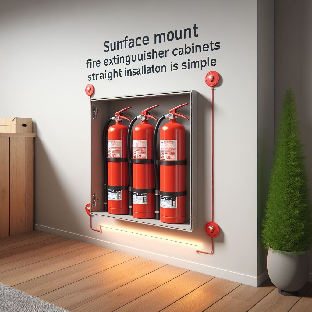 Surface Mount Fire Extinguisher cabinet, FRP Fire Extinguisher Cabinet