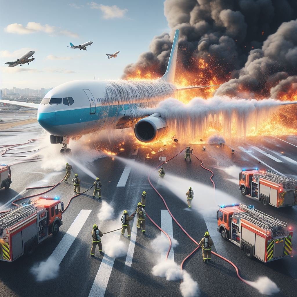 Airport Fire, Fire Fighting Foam at Airports