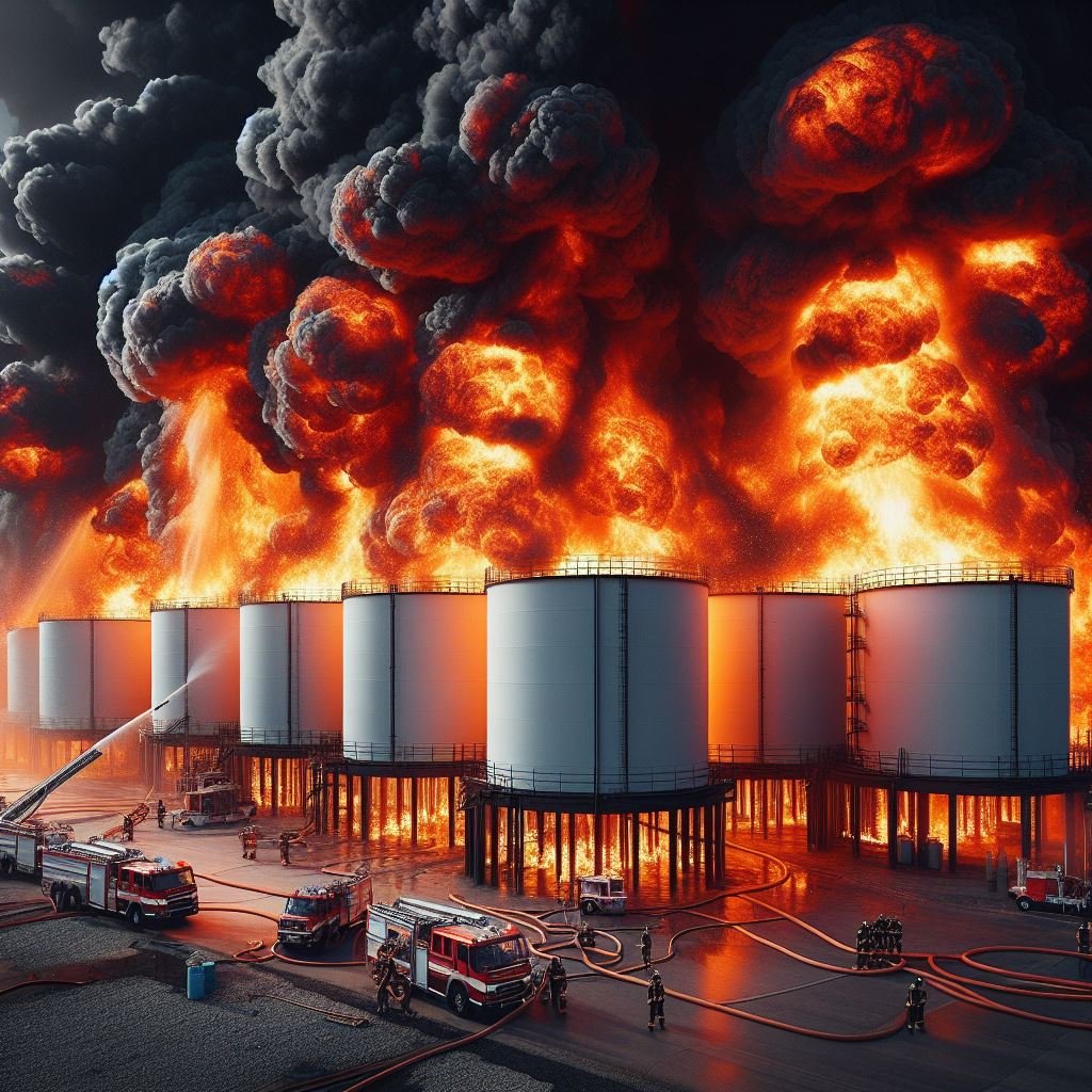 Tank Farm Fire, Fire Fighting Foam, Fire Fighting Foam Equipment