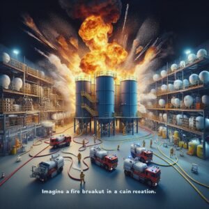 FRP Mobile Foam Trolley, FRP Mobile Foam Unit, Mobile Foam Unit for Chemical Industry