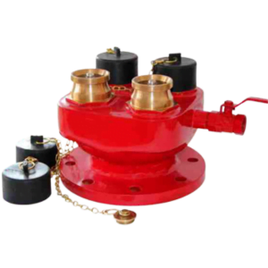 DRY RISER FITTINGS, 4 WAY DRY RISER FITTINGS, DRY RISER INELT IN INDIA, 4 WAY DRY RISER INLET. GUN METAL 4 WAY DRY RISER INLET, 4 WAY COLLECTING HEAD