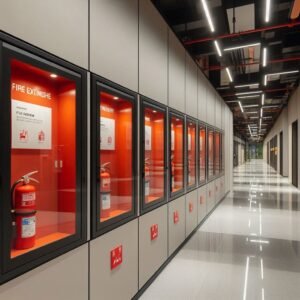 Surface-Mounted vs. Recessed Fire Extinguisher Cabinets